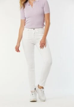 Lee Cooper Lc135 - Jeans Skinny - Blanc -Lee Cooper Soldes 023a45f3a98d447b88ea9ccb62e24fe8