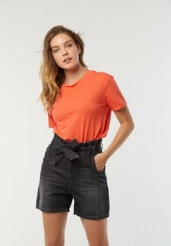 Lee Cooper Naris - Short En Jean - Noir -Lee Cooper Soldes 08f18a7c9aac427e9105ce7fcadfe697