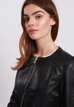 Lee Cooper Bettie - Veste En Cuir - Black -Lee Cooper Soldes 08fd0e75532e4fb28a9c8360aa4497d8