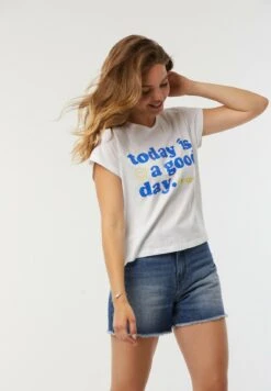 Lee Cooper Abania - T-Shirt Imprimé - Blanc -Lee Cooper Soldes 0caa224e25104fac99cbccac3127617f