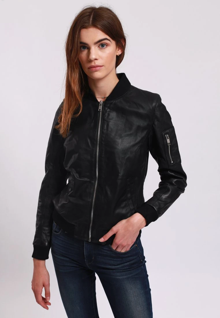 Lee Cooper Blanca - Veste En Cuir - Black 2 Lee Cooper Blanca - Veste En Cuir - Black