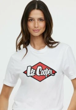 Lee Cooper Adrielle - T-Shirt Imprimé - Blanc -Lee Cooper Soldes 1d0138482f2a444093eae5eaf4973bcb