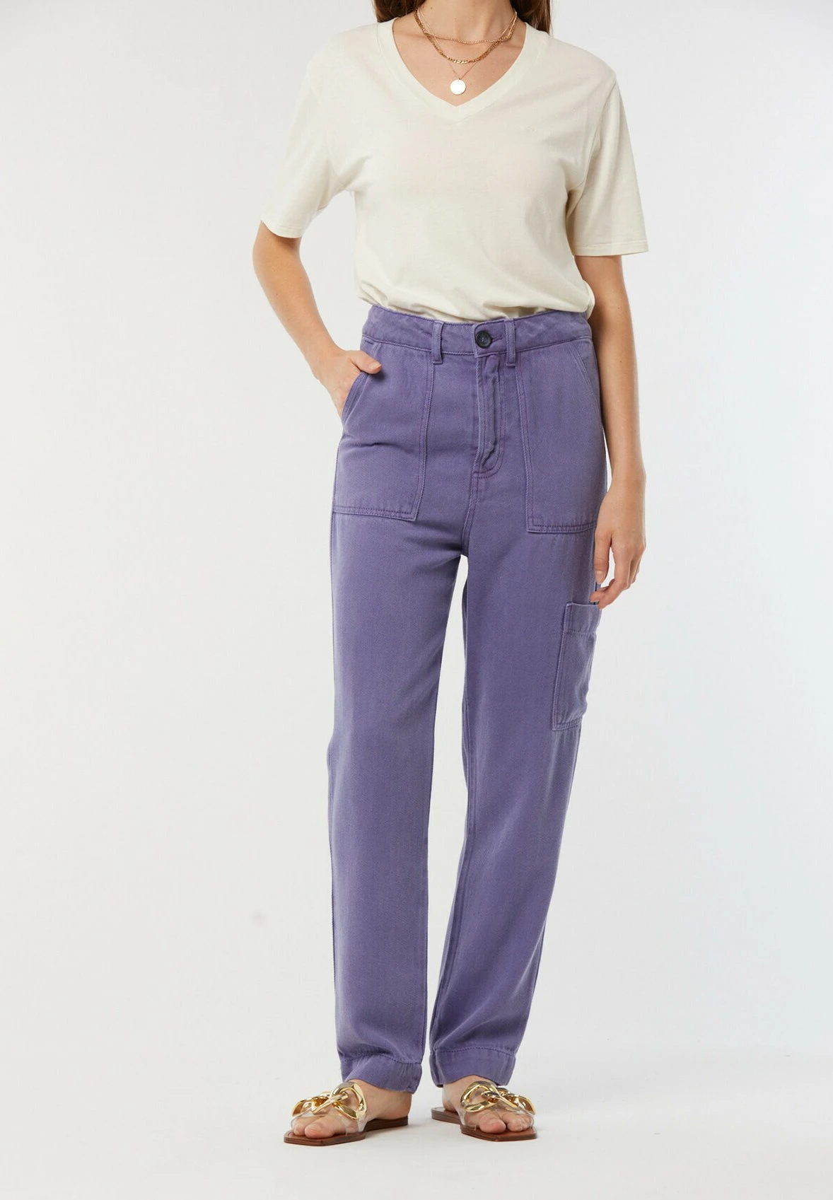 Lee Cooper Gixie - Pantalon Classique - Violet 3 Lee Cooper Gixie - Pantalon Classique - Violet