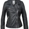 Lee Cooper Bonnie - Veste En Cuir - Black -Lee Cooper Soldes 223514733f5b479ebcc1d3e0377d010e