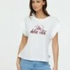 Lee Cooper Alce Sm - T-Shirt Imprimé - Optic White -Lee Cooper Soldes 24b5328246fc472799b33238c2f71552