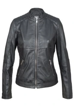 Lee Cooper Attila - Veste En Cuir - Black