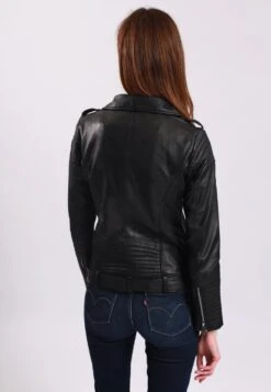 Lee Cooper Bojana - Veste En Cuir - Black -Lee Cooper Soldes 2c25173d7f64470c81a8526b6a65d0d3