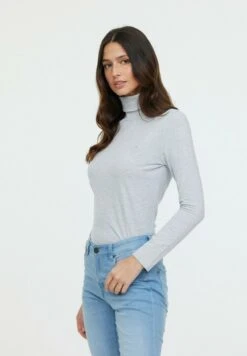 Lee Cooper Asli - T-Shirt À Manches Longues - Gris Chine -Lee Cooper Soldes 38766e991b884b98b2c1cf07a7d521ec