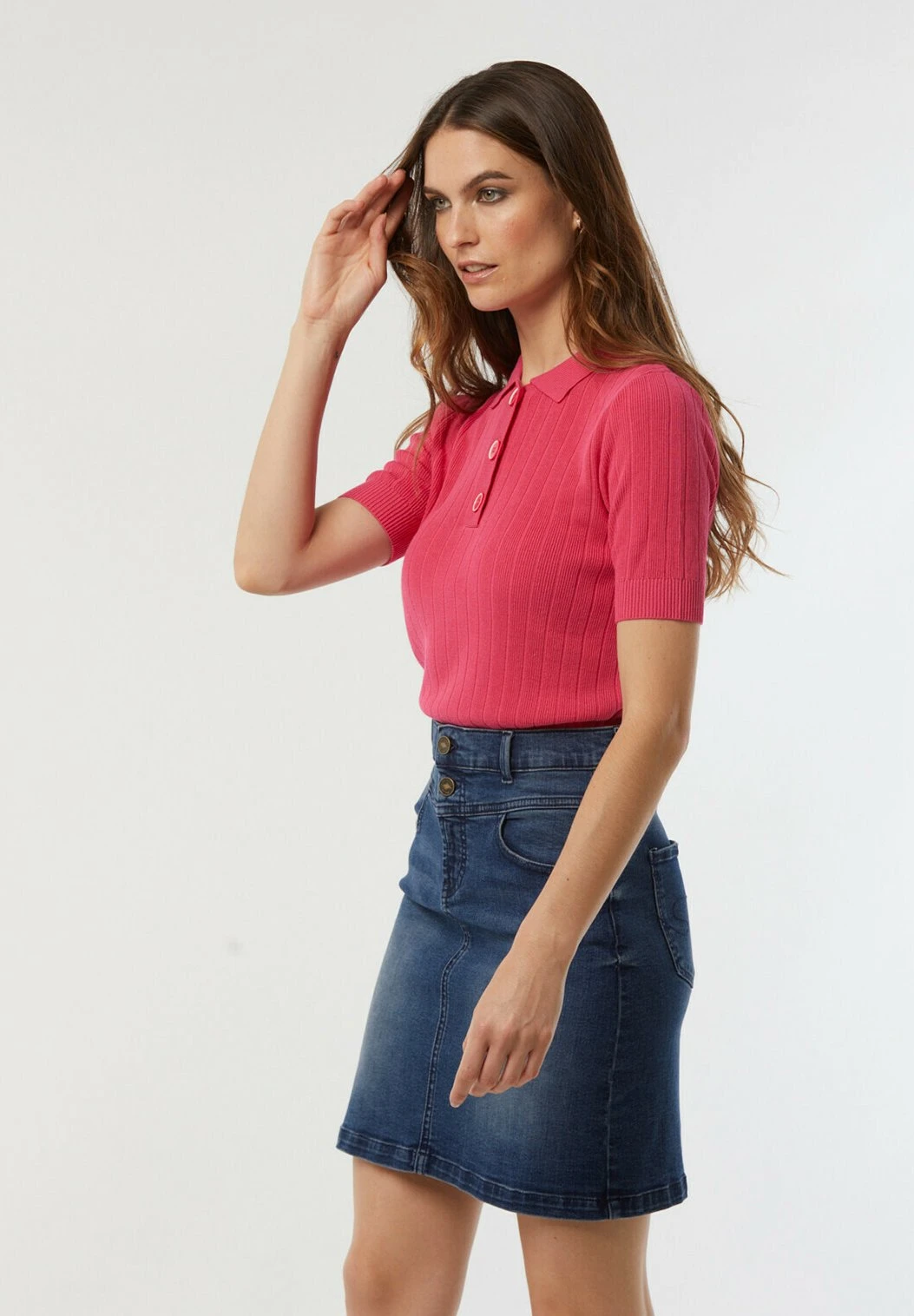 Lee Cooper Caissy - Polo - Fushia 6 Lee Cooper Caissy - Polo - Fushia – Image 4