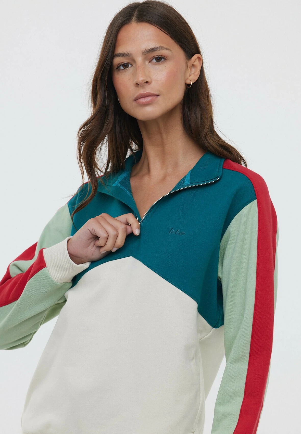 Lee Cooper Ecina Ml - Sweatshirt - Emerald 5 Lee Cooper Ecina Ml - Sweatshirt - Emerald – Image 3