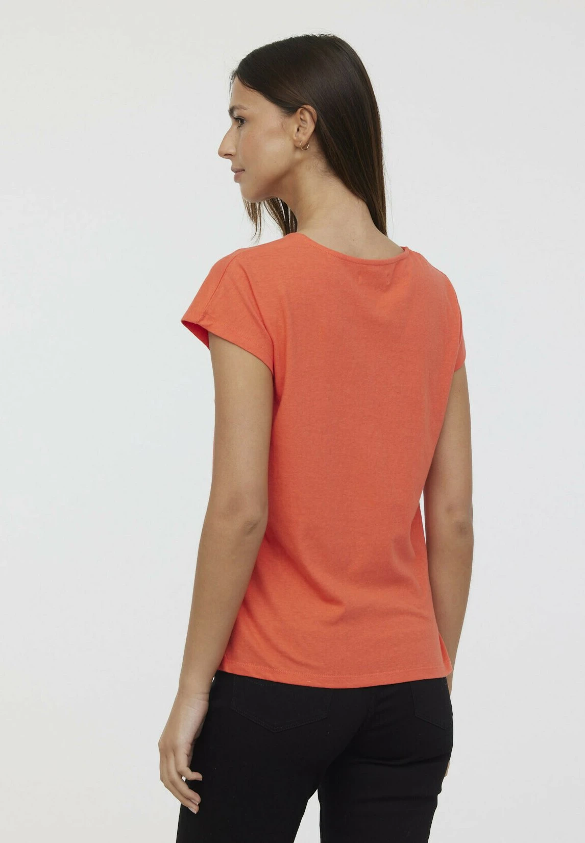 Lee Cooper Amia - T-Shirt Basique - Acide Orange 4 Lee Cooper Amia - T-Shirt Basique - Acide Orange – Image 2