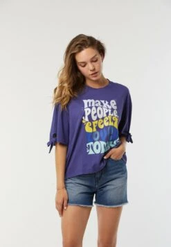 Lee Cooper Aji - T-Shirt Imprimé - Ultra Violet -Lee Cooper Soldes 5a1d48bf57fb477aa1e992cbd499f3e8