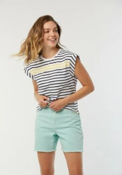 Lee Cooper Afa - T-Shirt Imprimé - Encre Et Jaune Fluo -Lee Cooper Soldes 5c4f6fcf63224de8b075c963156dbd1c