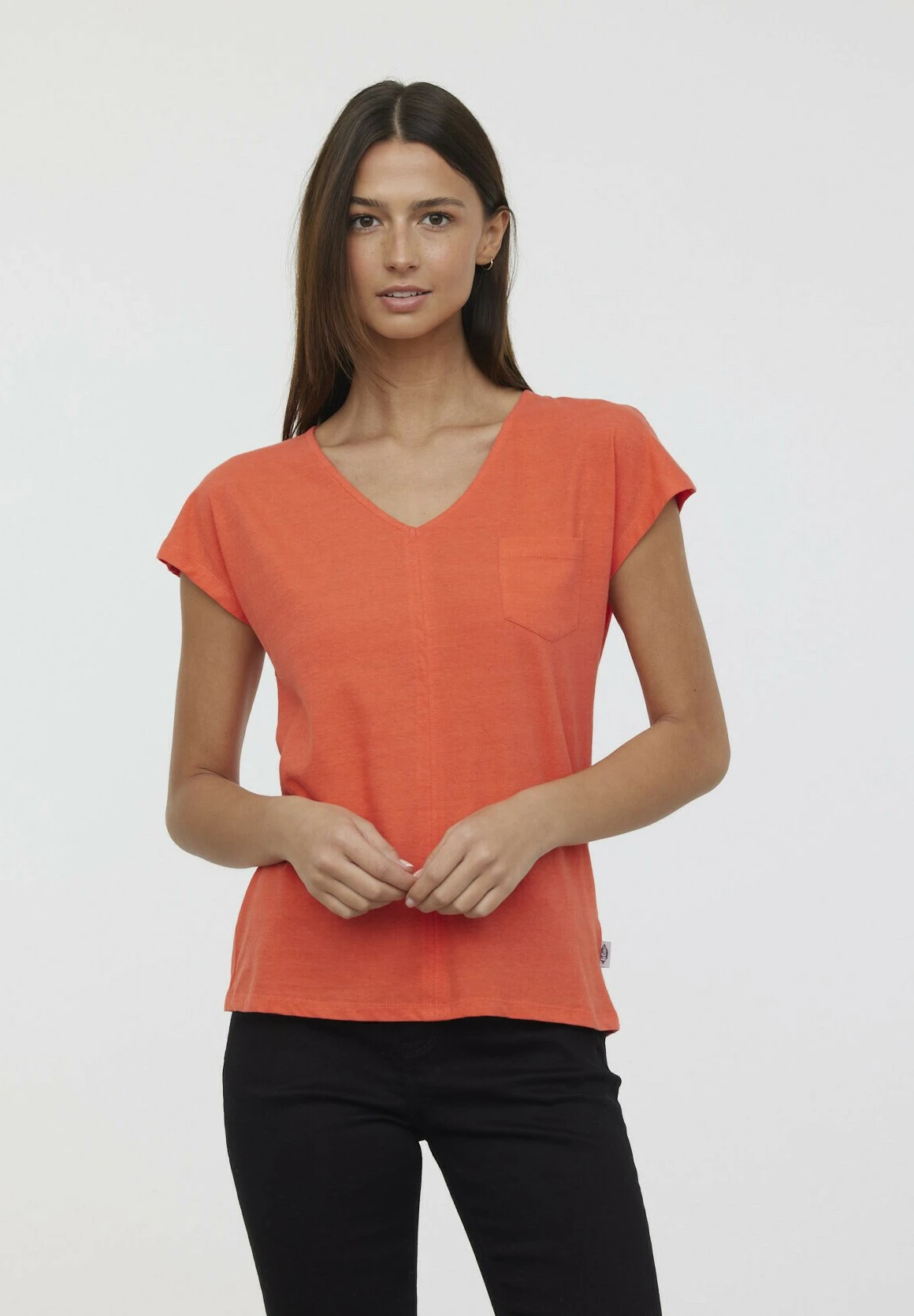 Lee Cooper Amia - T-Shirt Basique - Acide Orange 3 Lee Cooper Amia - T-Shirt Basique - Acide Orange