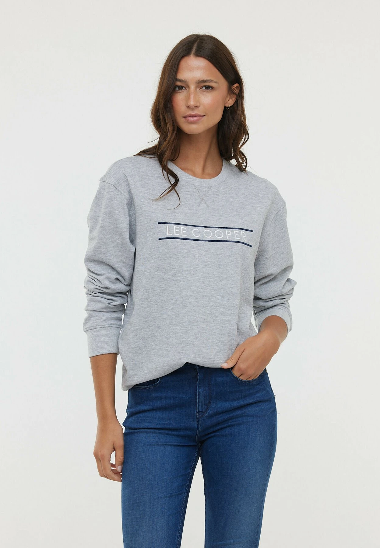 Lee Cooper Erra - Sweatshirt - Gris Chiné 3 Lee Cooper Erra - Sweatshirt - Gris Chiné