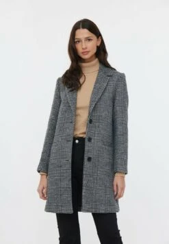 Lee Cooper Fida - Manteau Court - Noir/Blanc -Lee Cooper Soldes 7d765f6af27d483e936207b7ac0b821a