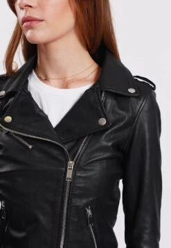 Lee Cooper Bella - Veste En Cuir - Black -Lee Cooper Soldes 84d5d721cb074542b032f19d498e52dd