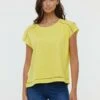 Lee Cooper Aniele Sm - T-Shirt Imprimé - Lemon