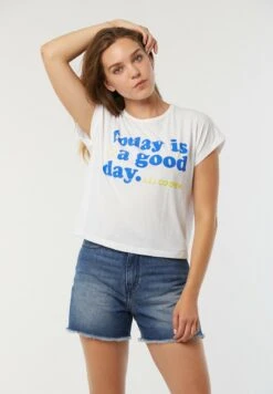 Lee Cooper Abania - T-Shirt Imprimé - Blanc