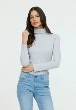 Lee Cooper Asli - T-Shirt À Manches Longues - Gris Chine