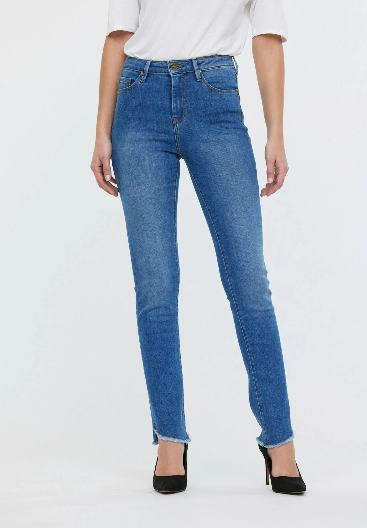 Lee Cooper Jean Slim - Medium Blue Brushed 3 Lee Cooper Jean Slim - Medium Blue Brushed