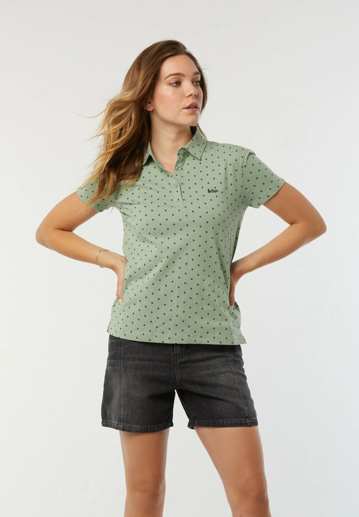 Lee Cooper Bea - Polo - Vert Celadon 6 Lee Cooper Bea - Polo - Vert Celadon – Image 4