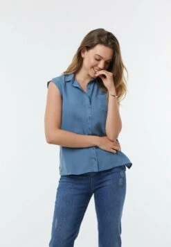 Lee Cooper Day - Chemisier - Grey Blue -Lee Cooper Soldes a793f47dc78e414f804826b822ab0eb1