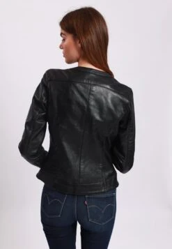 Lee Cooper Bettie - Veste En Cuir - Black -Lee Cooper Soldes aaa83ec81654441c9d7029ba952d1cab