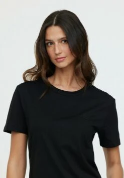 Lee Cooper Adina - T-Shirt Basique - Noir -Lee Cooper Soldes abe3d1d38e334fb4b0edc8be9130e223