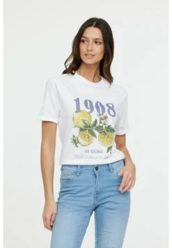 Lee Cooper Axis Mc - T-Shirt Imprimé - Optic White