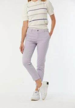 Lee Cooper Jemila - Pantalon Classique - Mauve -Lee Cooper Soldes ba559eb55dad44939acc70f2ec1afeac