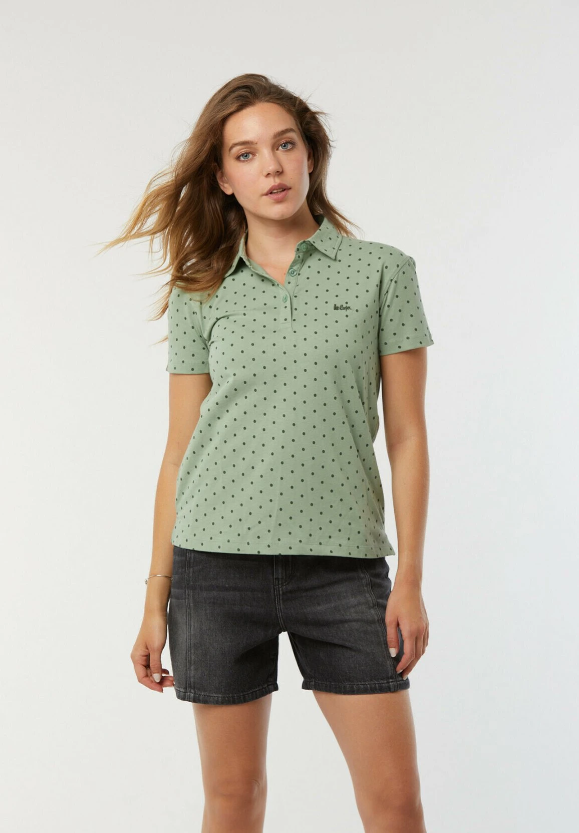 Lee Cooper Bea - Polo - Vert Celadon 7 Lee Cooper Bea - Polo - Vert Celadon – Image 5