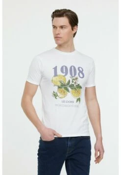 Lee Cooper Axis Mc - T-Shirt Imprimé - Optic White -Lee Cooper Soldes cb0e18ec493946c9ac7329ba471f7ea4