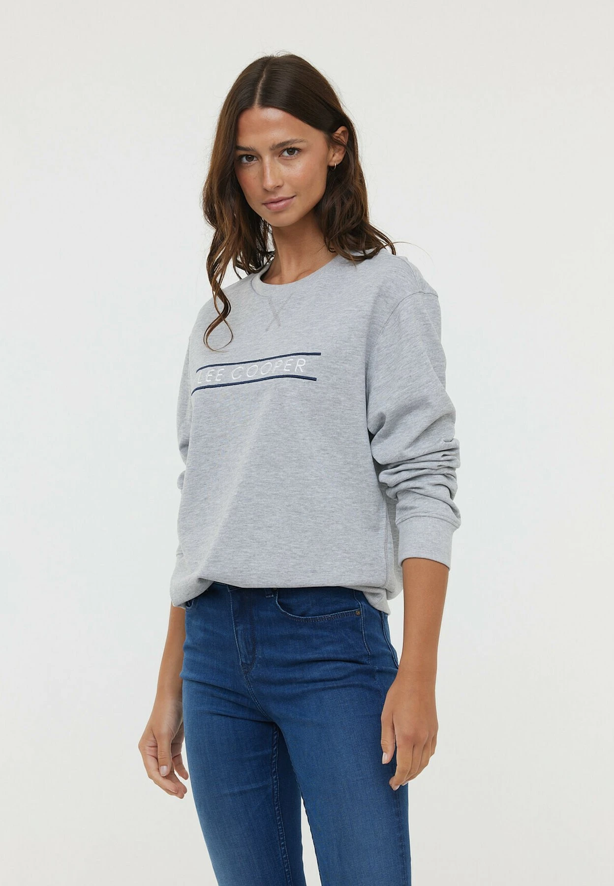 Lee Cooper Erra - Sweatshirt - Gris Chiné 6 Lee Cooper Erra - Sweatshirt - Gris Chiné – Image 4
