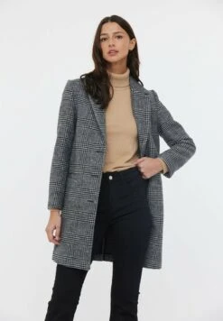 Lee Cooper Fida - Manteau Court - Noir/Blanc -Lee Cooper Soldes d32e3bf097984515a99f18838d889f2f