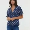 Lee Cooper Disia Mc - Blouse - Navy -Lee Cooper Soldes da051285b4664a19b74e5f8032e01372