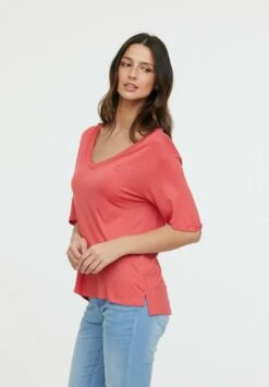 Lee Cooper Adouna M - T-Shirt Basique - Grenade -Lee Cooper Soldes db820ad8f1194eefa08a0adad9827aa3