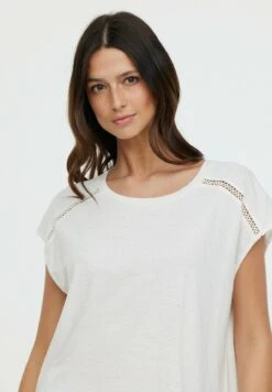 Lee Cooper Aniele Sm - T-Shirt Imprimé - Cream -Lee Cooper Soldes dea868b9c79b4c8b853d12b9eba21110