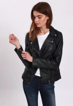Lee Cooper Beline - Veste En Cuir - Black