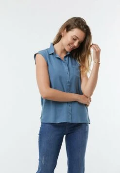 Lee Cooper Day - Chemisier - Grey Blue -Lee Cooper Soldes f09c0ba18e914c15b38148e8b6b4aaf9