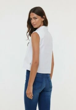 Lee Cooper Delice S - Chemisier - Optic White -Lee Cooper Soldes f3f1a3d1c9d64bfd9d3d0e4a925f25ae