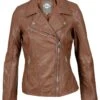Lee Cooper Bonnie - Veste En Cuir - Cognac -Lee Cooper Soldes fb8f17e6736c4cf0a026a7d06d7271a9